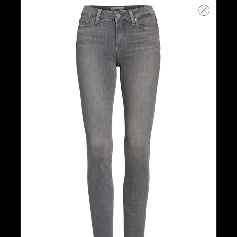 PAIGE denim skinny cropped jeans Verdugo ankle 24